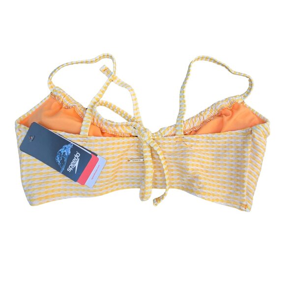 Speedo Yellow Women's Bikini Top - Medium - NWT - Picture 2 of 3